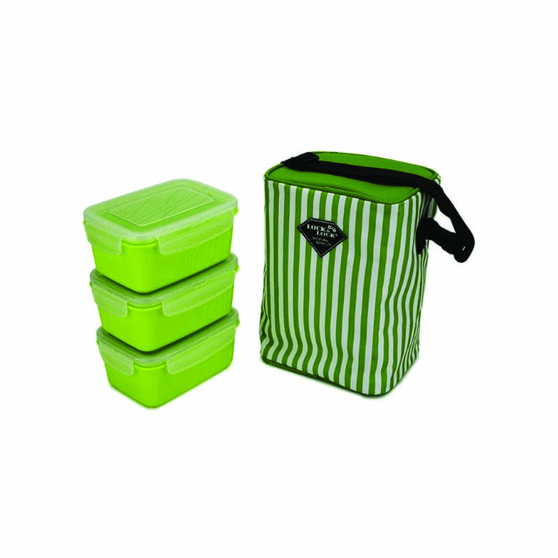Bộ Hộp Cơm Kèm Túi Giữ Nhiểt LocknLock - 4 Màu (Xanh Lá, Xanh Navy, Đỏ, Vàng) image number null